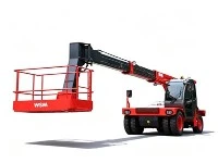 Telescopic Crane With Work Platform