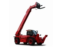 What is the turning radius of a telescopic forklift?